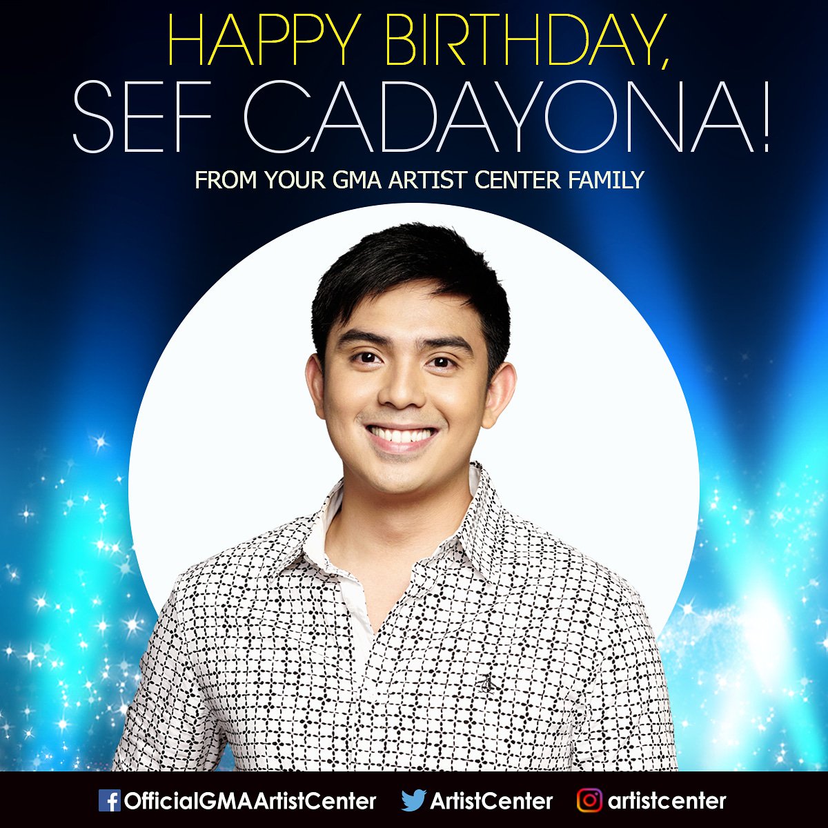 Happy Birthday to star Sef Cadayona (  