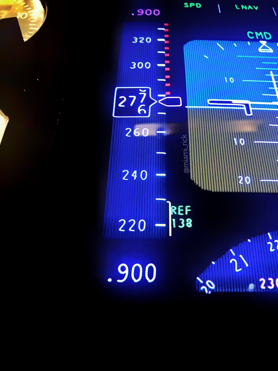 miami_rick's tweet photo. ATC: β...maintain .82 or better for sequencing and separationβ Me: βWilcoβ #QueenOfTheSkies #B747 @BoeingAirplanes https://t.co/4bMzCrbGq3