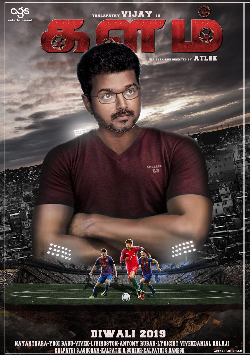 #Thalapathy63  #FanMadeDesign
Design By @Mersal_Moidheen♥
@Team_CDT