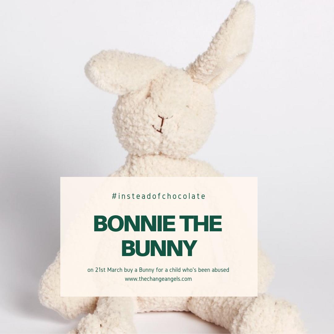 TheChangeAngels's tweet photo. on 21st March you can buy a Bonnie the Bunny for a child who's been abused and we donate 100% of profits to @BraveheartsInc #insteadofchocolate #changeangels #buddybracelet #charitychampions https://t.co/iYklo540S6