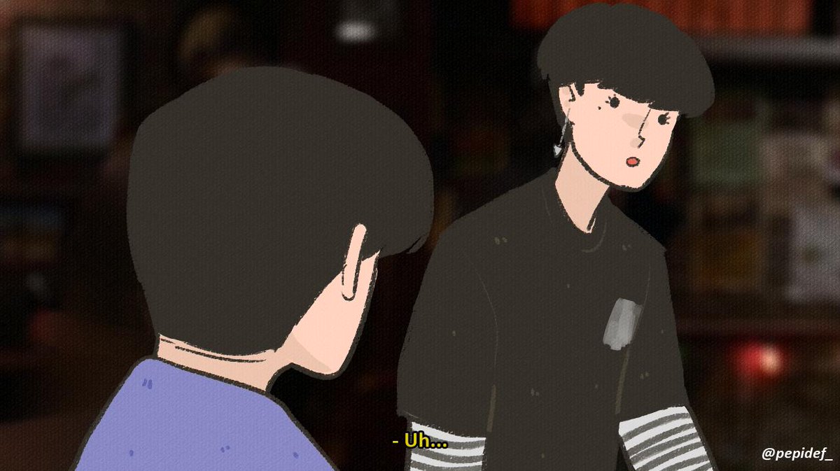 pepidef_'s tweet photo. 🐜: I have to go.
🍑: ???
 #GOT7 #GOT7FA #GOT7fanart #갓세븐 #TwitterBestFandom #TeamGOT7 #SoompiAwards https://t.co/axD4NpwgFJ