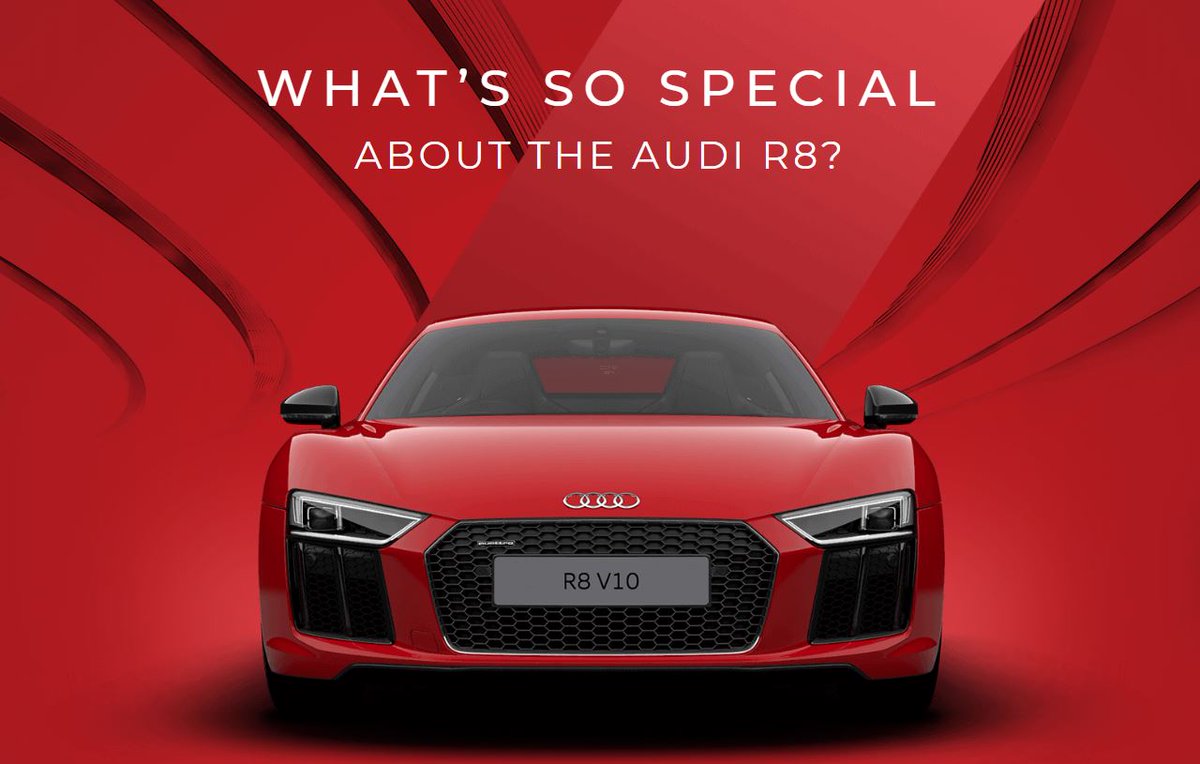 Ever wondered what's so special about the #AudiR8? Well, head over to our #blog now for everything you need to know about this beast! Before you know it you'll have a tattoo of an R8 on your forehead, you love them that much!  goo.gl/1Wxukg