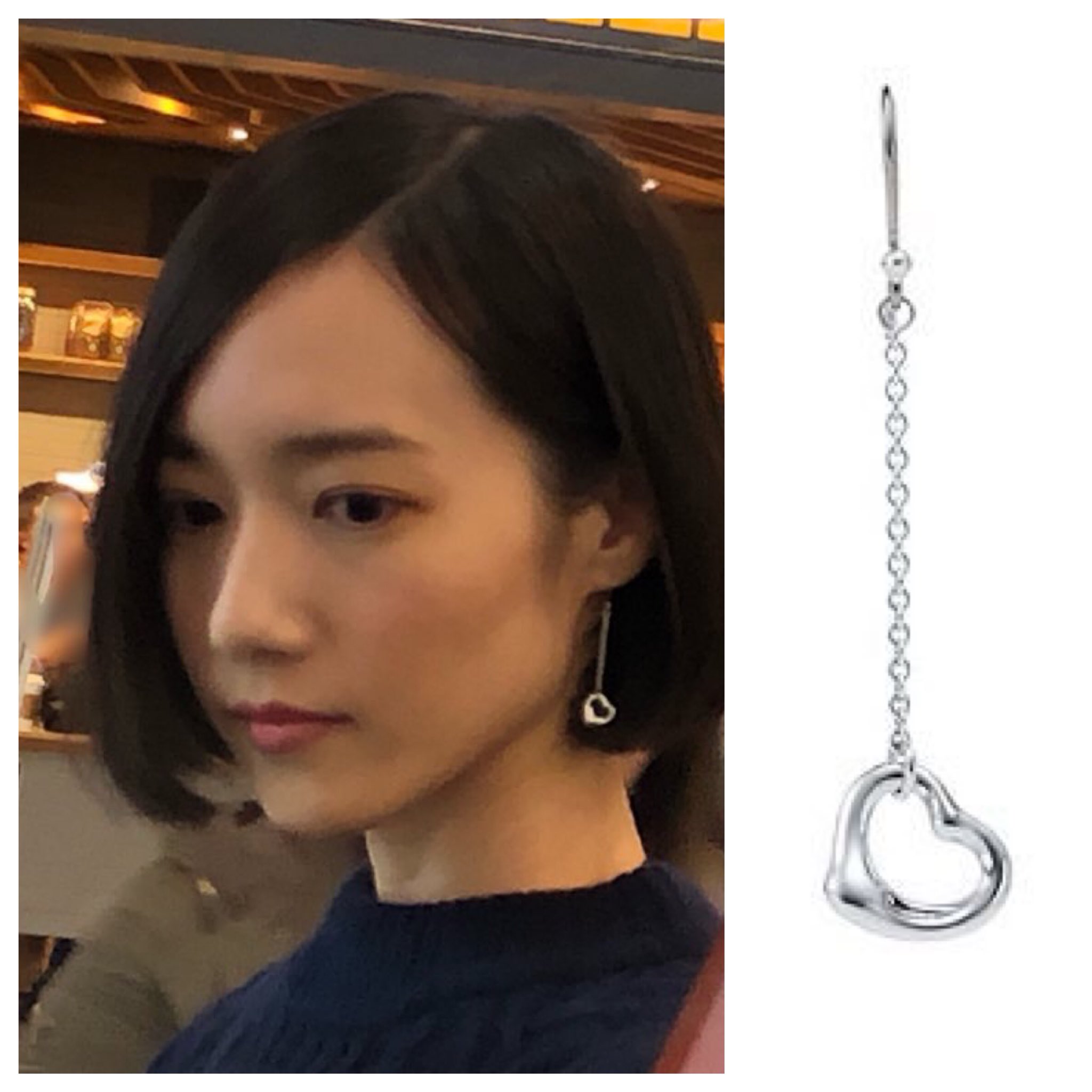 ♦︎Tiffany♦︎ピアス　キャッチ　YG 極美品 ティファニー ビーン ピアス キャッチ社外品 シルバー925