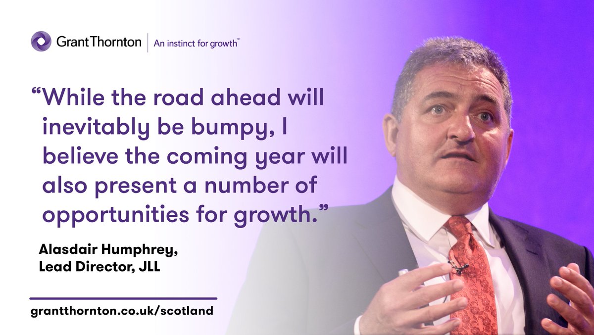 Lead Director <a href="/JLLUK/">Richard D.</a>, Alasdair Humphrey, believes #Brexit creates both opportunities &amp; challenges. Read more in #ScotLtd18 from <a href="/GrantThorntonUK/">Grant Thornton UK</a>.  #GTScot
bit.ly/2K0EHL6