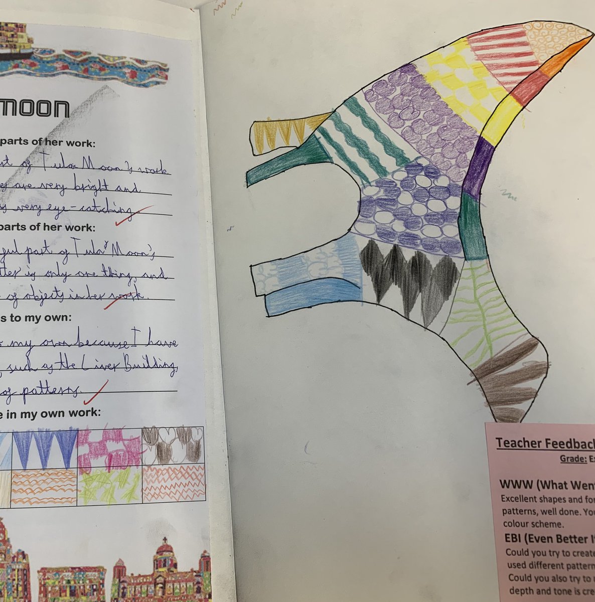 MrsEborall's tweet image. We feel that it is really important that our students study the city around them. Year 7 have been inspired by #localarchitecture in @lpoolwaterfront @itsliverpool to create this #zentangle inspired work.