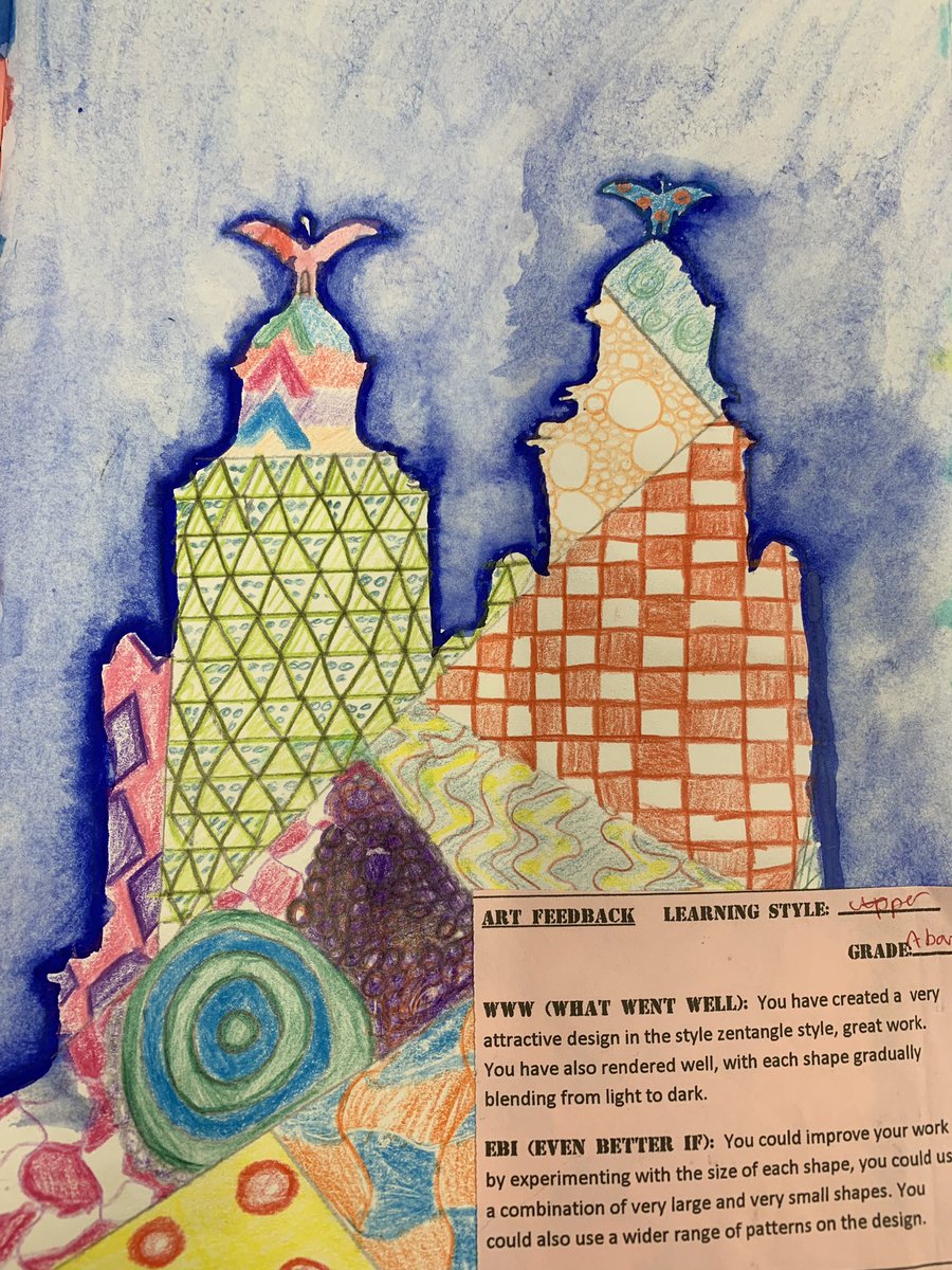 MrsEborall's tweet image. We feel that it is really important that our students study the city around them. Year 7 have been inspired by #localarchitecture in @lpoolwaterfront @itsliverpool to create this #zentangle inspired work.