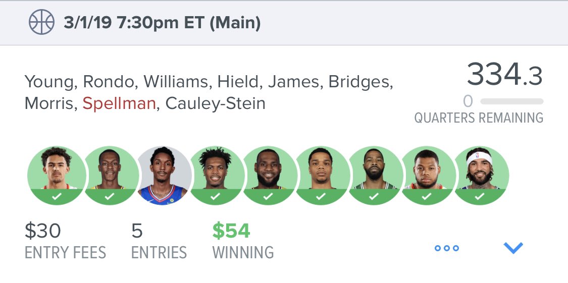 jdgkix's tweet photo. s/o to @DFSNotify for the back to back wins 🔌 https://t.co/poNl3TVa82