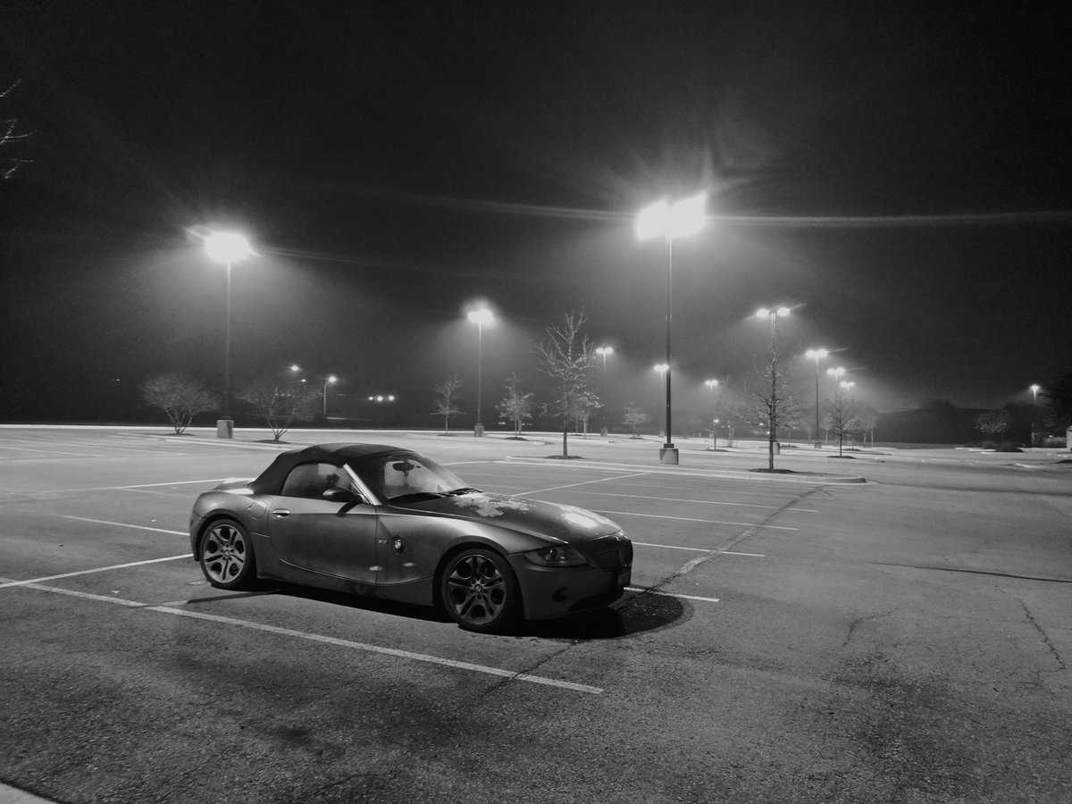 made a huge mistake and stayed at <a href="/txstSTARPark/">TXST STAR Park</a> until 2 AM working with horror movie reviews playing in the background. then my car door jammed so I had to break into my own car while watching the fog roll in from a sea of blackness. horrifying. good night