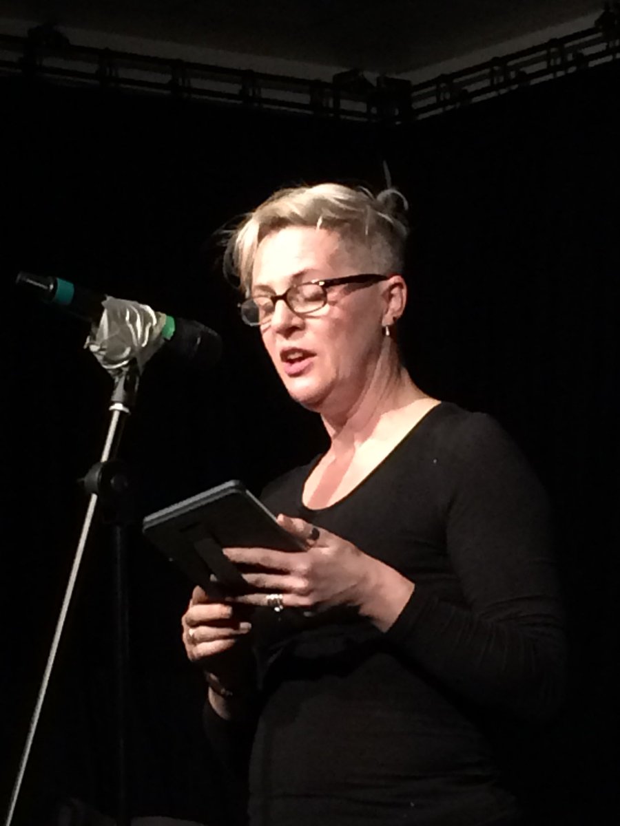 ChrisBestUK's tweet photo. Inspriring and entertaining performance @Jo_Bell at #Sydenham Centre - thanks @SpontaneousJK for putting on #WordWeek supported by @KirkdaleBooks - loved @galeburns poetry memories of the Wimpy plus @RaymondAntrobus #ThePerseverance with challenging relationships from @conrbyrne https://t.co/3a9CB76iV2