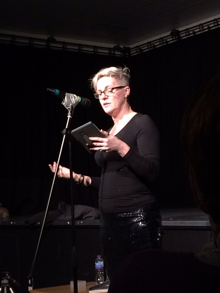 ChrisBestUK's tweet photo. Inspriring and entertaining performance @Jo_Bell at #Sydenham Centre - thanks @SpontaneousJK for putting on #WordWeek supported by @KirkdaleBooks - loved @galeburns poetry memories of the Wimpy plus @RaymondAntrobus #ThePerseverance with challenging relationships from @conrbyrne https://t.co/3a9CB76iV2