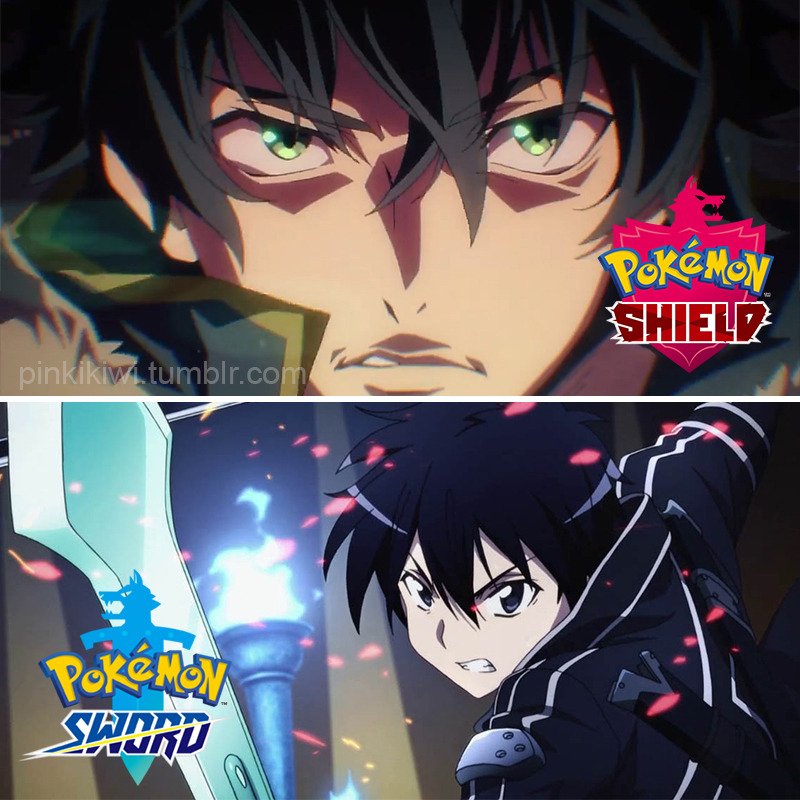 Toonami Faithful on X: We gotta go with Pokemon Sword (Art Online) since  it's a Toonami show, but what are you picking this fall, Pokemon fans?  #PokemonSwordAndShield #RisingOfTheShieldHero #SwordArtOnline on Toonami  (Meme