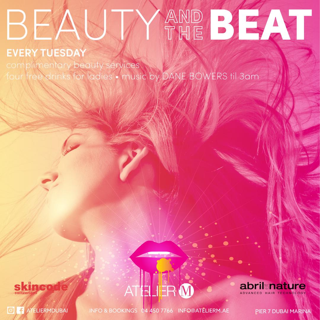 This Tuesday, Beauty and the Beat returns with complimentary hair styling, nail services as well as massages as part of our ladies night!!

Head in early ladies as it all kicks off from 6pm and don't forget that you also receive 4 free drinks until midnight!