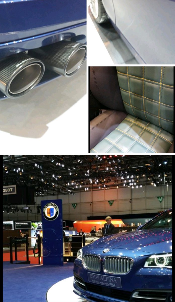 neilmw's tweet photo. With Geneva very close a look back to the launch of the #BMW #ALPINA #B5 #Biturbo #edition50 available with heritage leather! https://t.co/fLl81SJxva