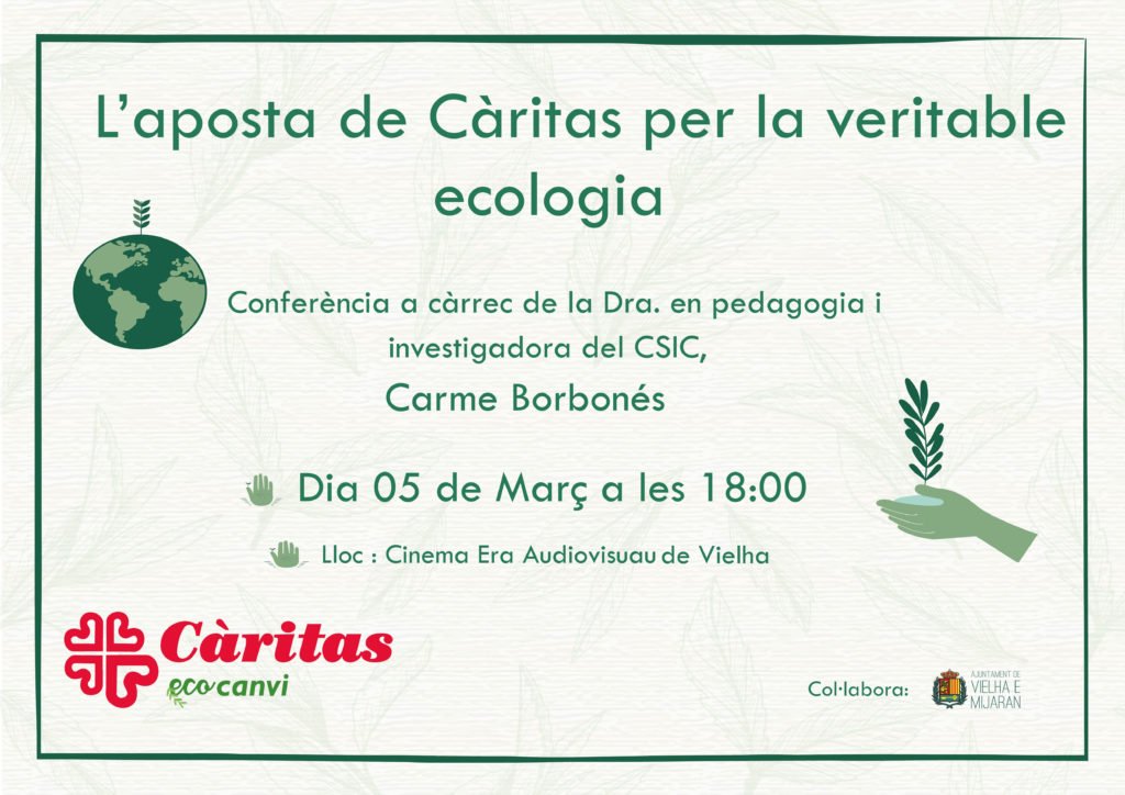 artenher's tweet image. “Era aposta de Càritas pera vertadèra ecologia” ow.ly/NjcP30nTlvm