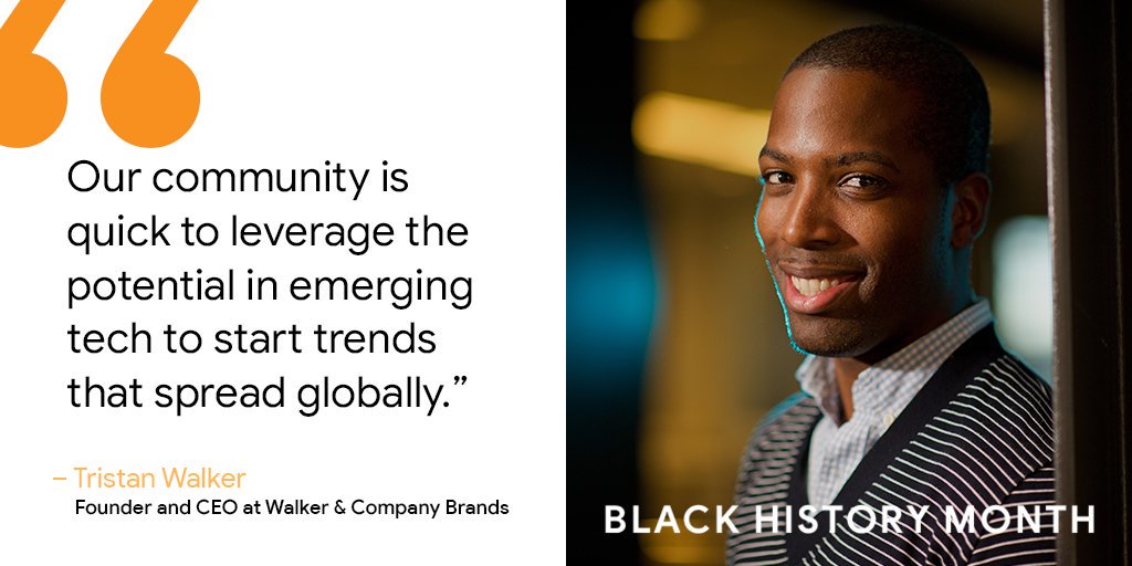 After founding @bevel, entrepreneur @tristanwalker launched @Code2040, a non-profit to address racial gaps in tech. See other stories in Tech in #TheJourneyOfUs on @googleearth, a collaboration with @SchomburgCenter → g.co/blackjourneys  #BlackHistoryMonth