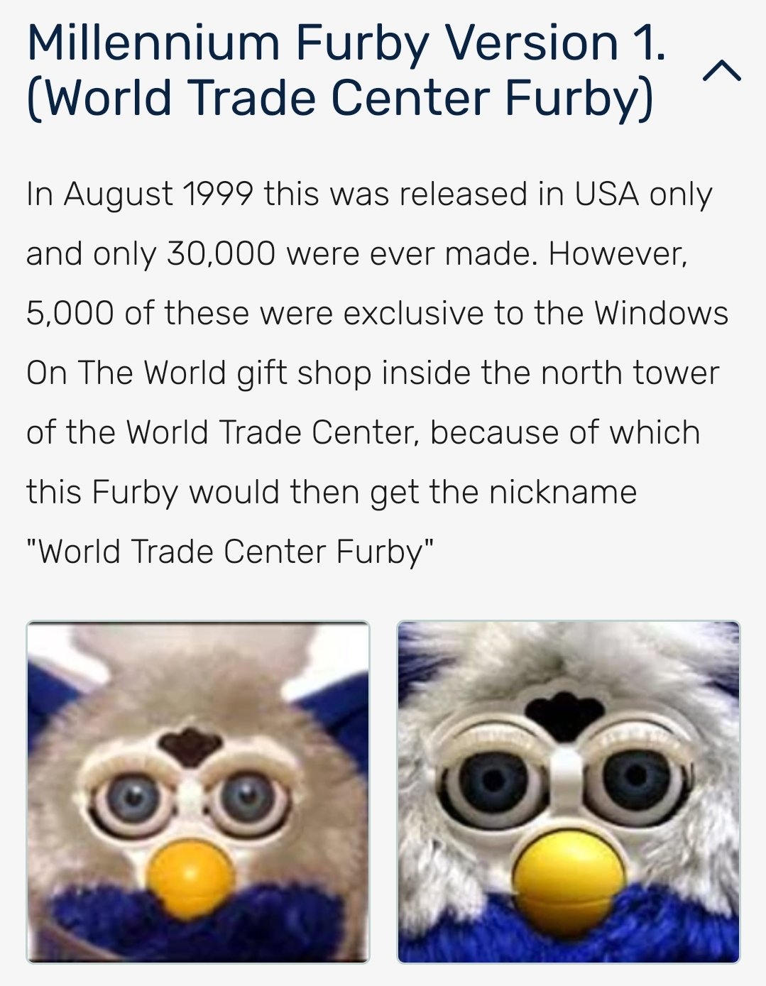 world trade center furby