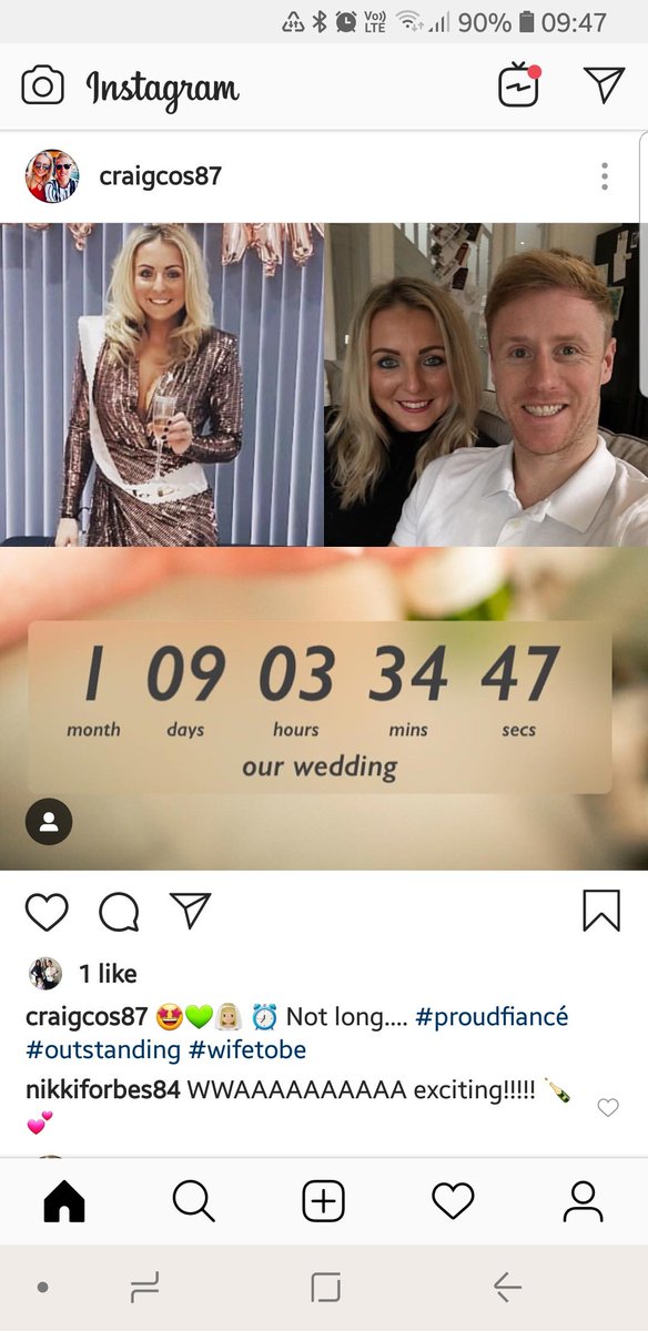 CE_Cosgrove's tweet photo. It's all getting very reaaallllll ... 👰👫❤ #39days #mrsctobe https://t.co/xhihKB5z8a