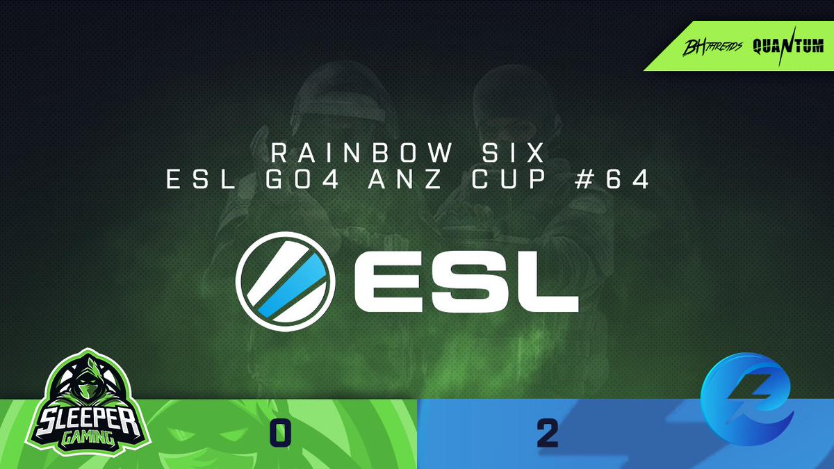 SleeperGG's tweet photo. Big night for #Thebrotherhood as Both #SleeperCOD and #SleeperR6 had tournaments! ๐
Our call of duty boys placed T4 with a 0-3 loss from @Mindfreak
GGs!
Our Siege team placed 2nd in the @ESLAustralia Go4 ANZ cup #64 with a 0-2 loss in the GF against @ExtricityGG
๐ช๐ช https://t.co/eKTfOtxF9p
