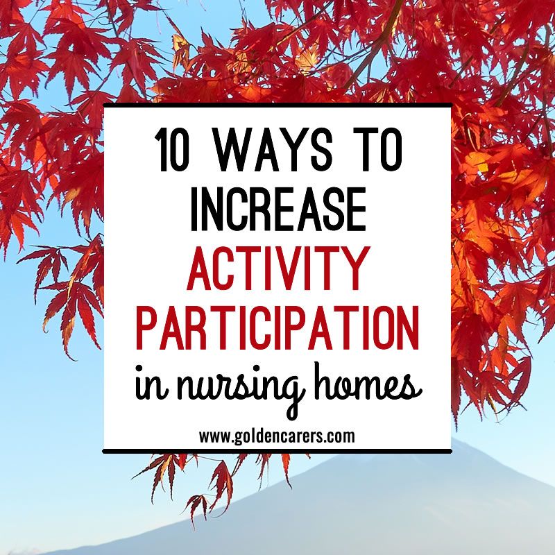 GoldenCarers's tweet photo. Here are a few tips that may help improve participation rates at your facility. Some you may be using already, others you may not have tried for a while.https://t.co/VT6epE9bdy

#activitiesforsenirs #memorycare #dementia #eldercare #seniorcare https://t.co/JmUT6JanYt