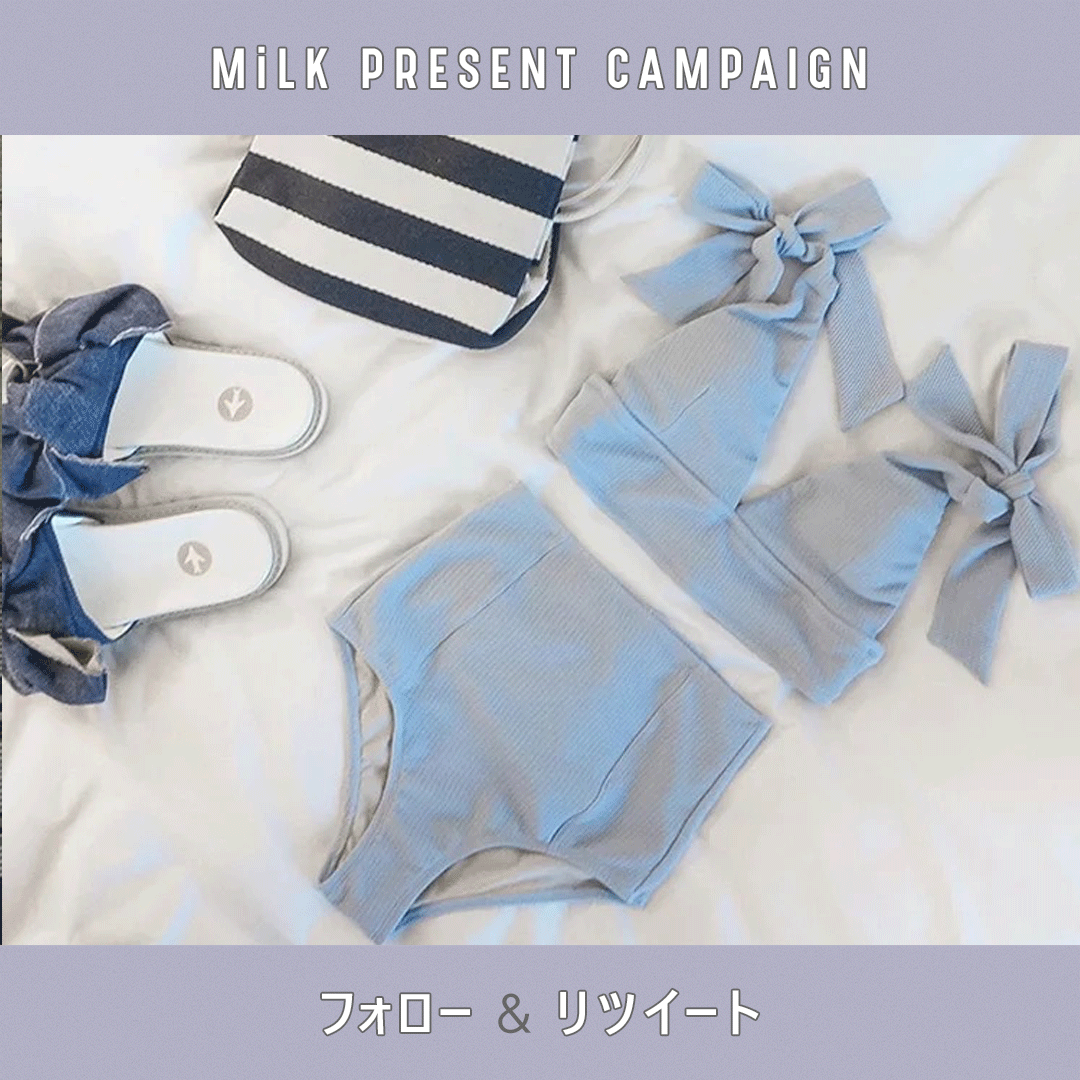 milk_shop__'s tweet photo. ✦ リボンショルダービキニA319
¥ 3,500

肩のリボンが可愛いスイムウェア。

≫ https://t.co/hndj9L8DQg  

#韓国ファッション #オルチャン #MiLKSHOP #ミルクショップ https://t.co/Q8czJLPOkz