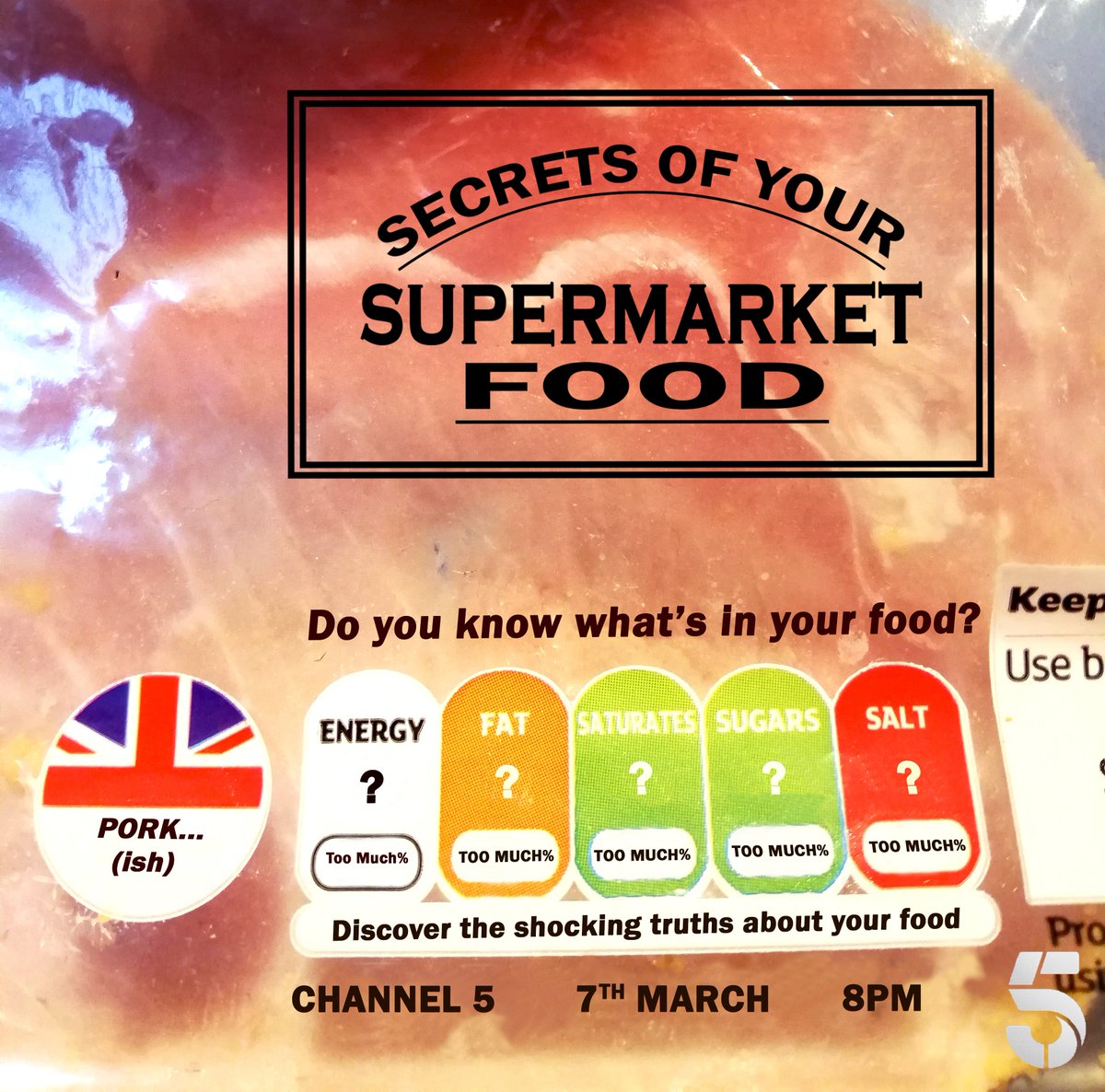 BRAND NEW series for <a href="/channel5_tv/">Channel 5</a> starts 7th March at 8PM.
 We buy over 95% of our groceries from just 10 supermarkets. But is the food we buy always the best for our pockets and the best for our health?
 #secretsofyoursupermarketfood