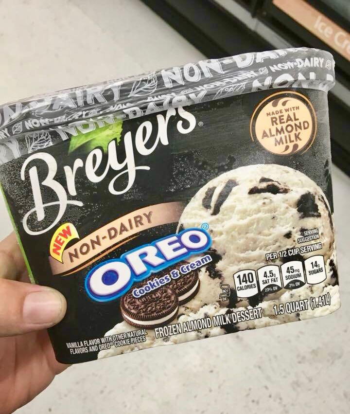 oakley_red's tweet photo. Heads up about @Breyers ice cream with ALMOND MILK.
Always read the labels &amp; packaging - even for items you buy all the time. Ingredients change &amp; manufacturers like to throw us a curve ball with “new” enticing marketing formulas.
Thank you for sharing Amanda 🙏🏻❤️ #nutallergy https://t.co/23B6mB8aP8