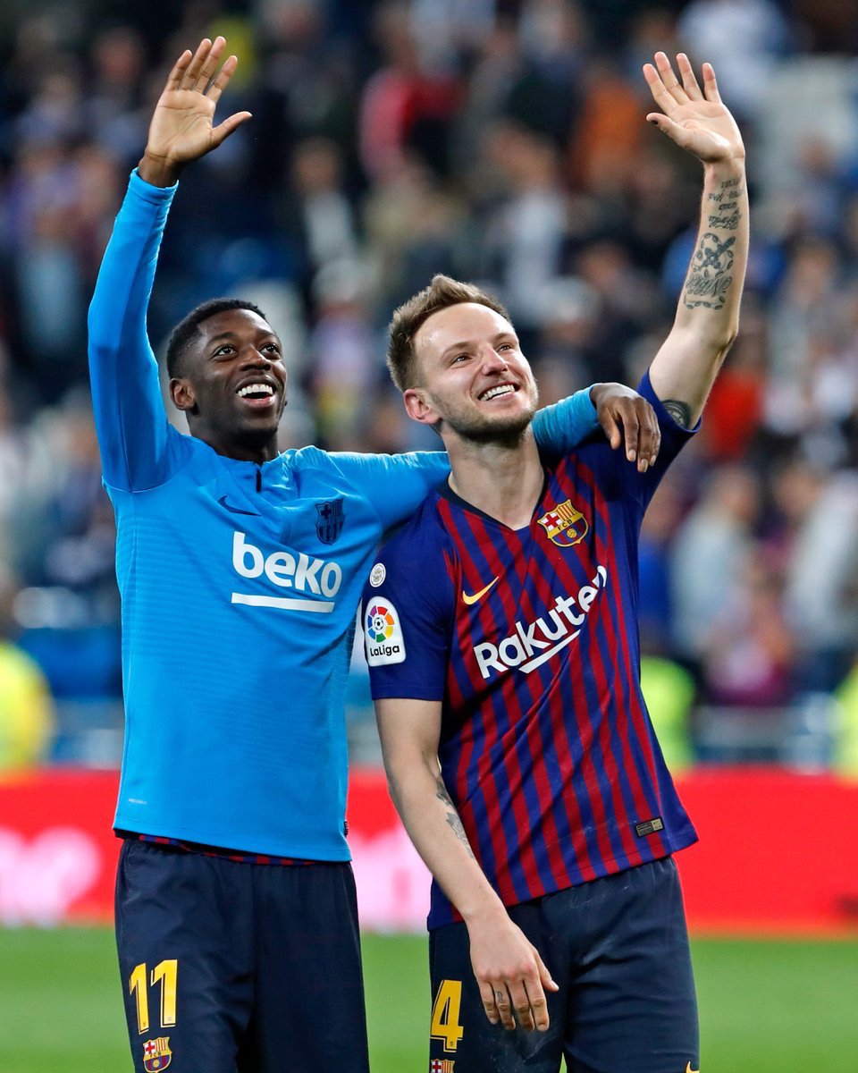 fcbarcelona_fra's tweet photo. 👋 @Dembouz &amp; @ivanrakitic https://t.co/Y0C23xWKIz