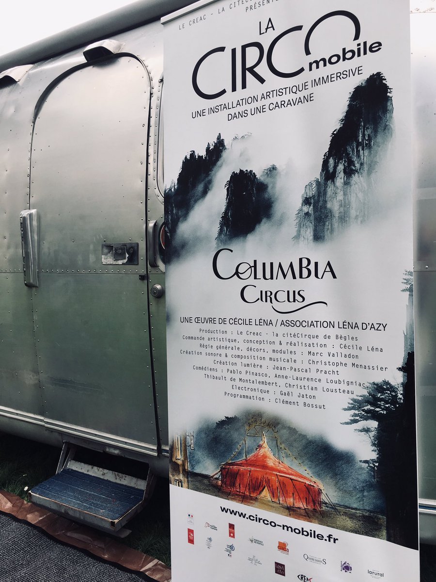 lenadazy's tweet photo. La CircoMobile  // Ouverture public du 5 au 7 Mars // 17h -20h // entrée libre // Parc de la Mairie de Bègles (33) https://t.co/wXFtq2L4MH