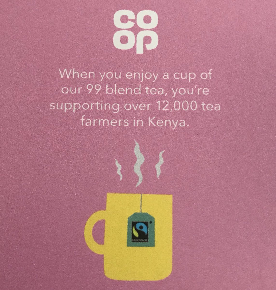 #fairtradefortnight #thecoopway Please pop into <a href="/CoopWhitehill/">Coop Whitehill</a> on Wednesday between 10am-12pm to try some of our tasty Fairtrade food! 🔹