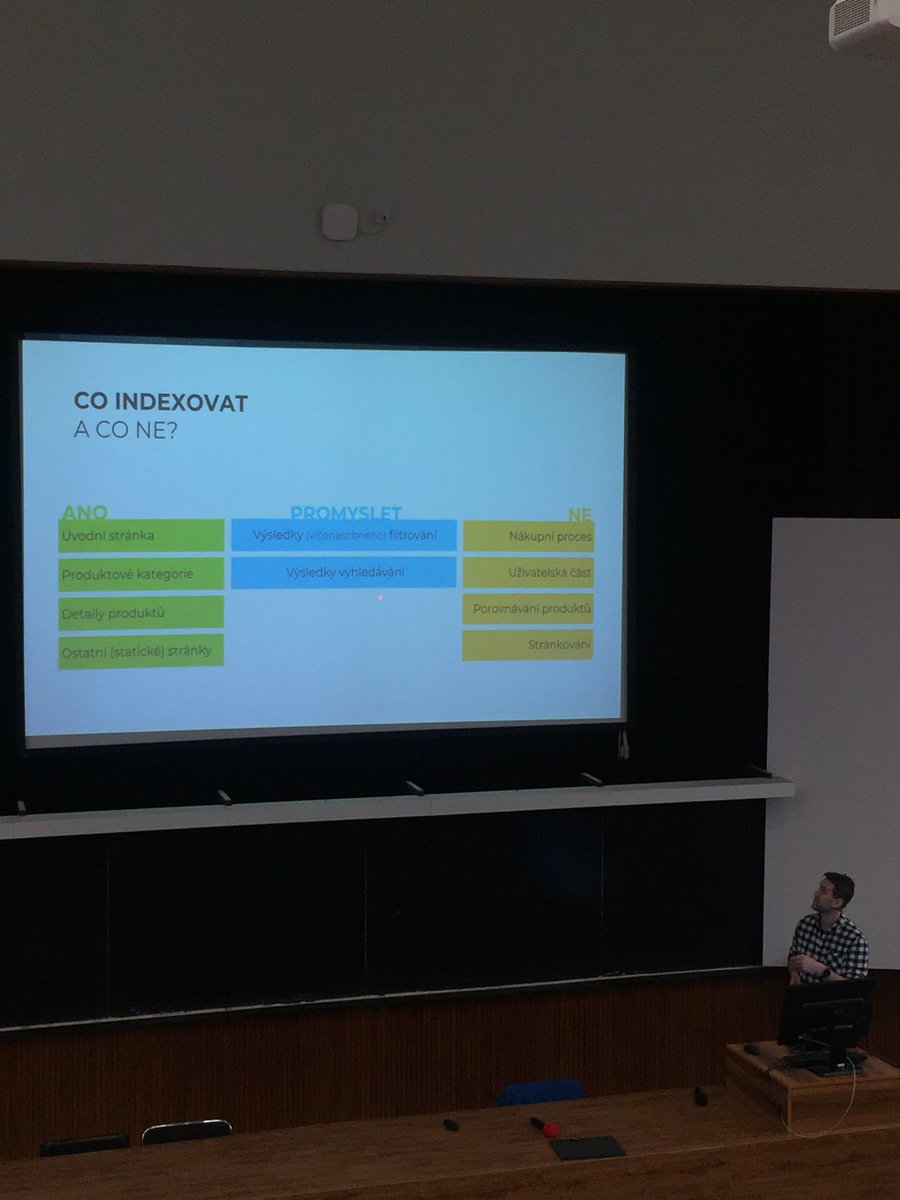 Skvělá přednáška o technickém #SEO a kvalitě obsahu. <a href="/filippodstavec/">Filip Podstavec ⛏</a> <a href="/digisemestr/">digisemestr</a>