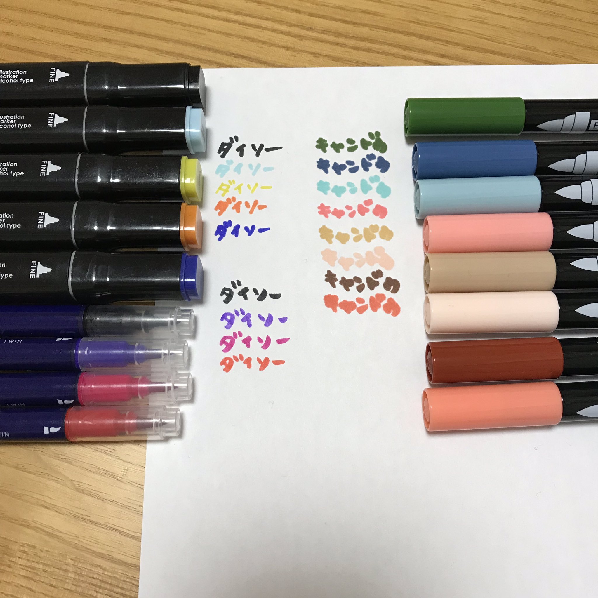 柔らかい チップブラシペン 100 コピック マービー代用に 最安値に挑戦 Siauliumn Lt