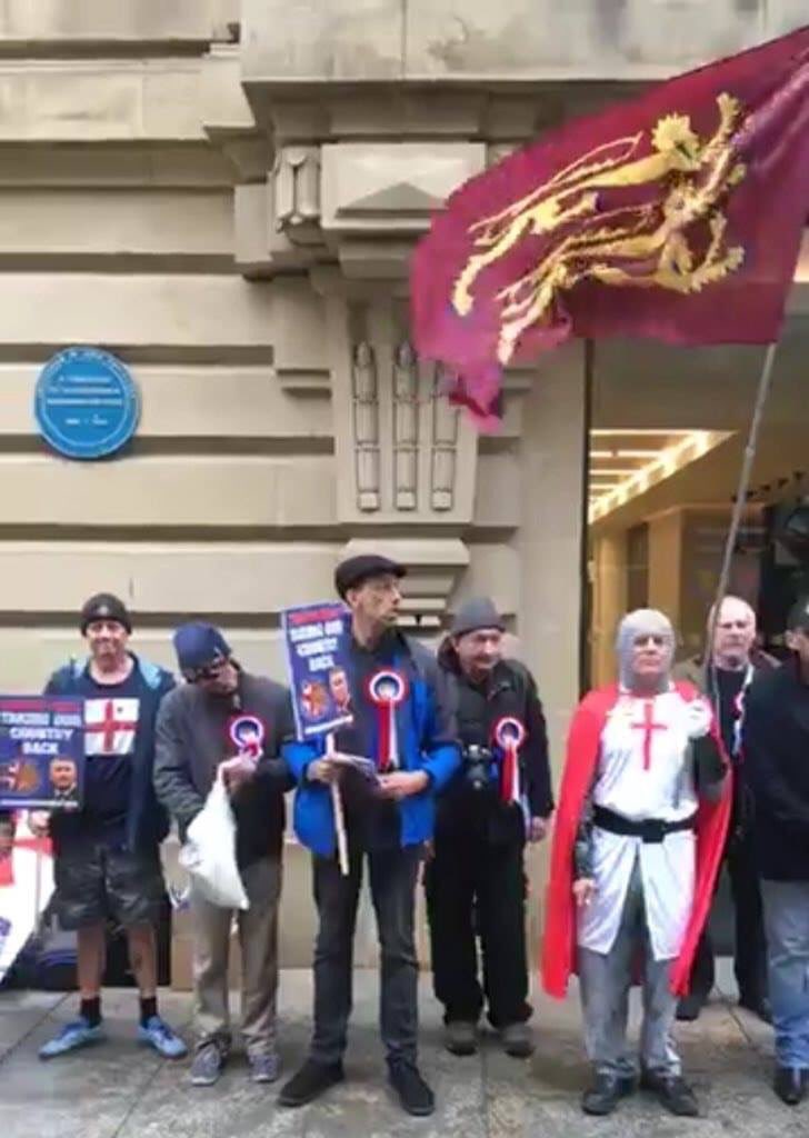 charlotteh71's tweet photo. Did one of them think it was a Monty Python meet-up? The state of it. https://t.co/qRcxqCDRKW