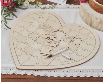 💗Koopje💗Ga jij trouwen of vier je een huwelijksverjaardag? Laat je gasten dan een leuke boodschap achterlaten op deze houten puzzel!
Nu van €17,95 voor maar €10,-

bit.ly/2HbAchM

#koopje #gastenboek #puzzel #houtenhart #boodschapjes #aandenken #herinnering #trouwen
