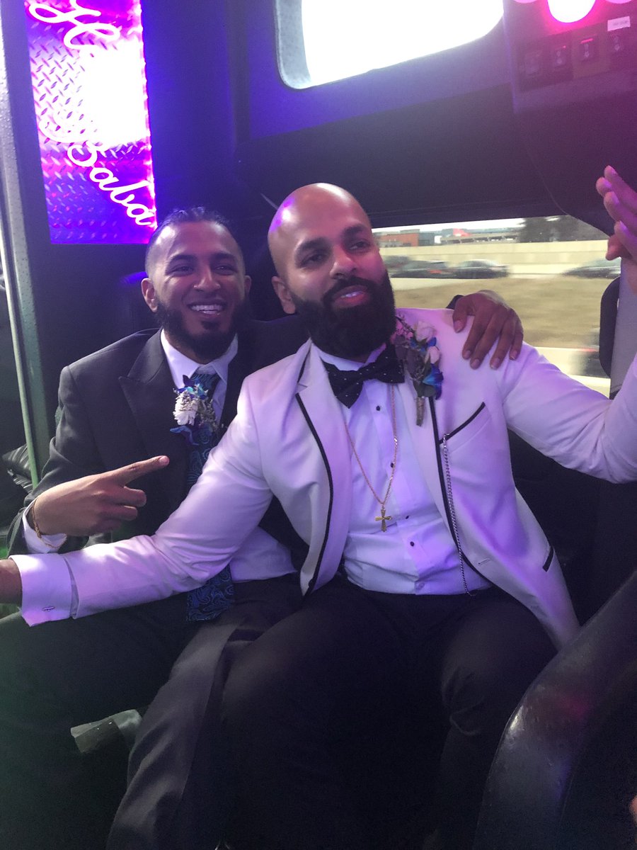 Joshlilm95's tweet photo. My sister didn’t just get a husband. I got me a big brother too on some RS 👌🏽💯 #Blessed https://t.co/80Ly7Njq5K