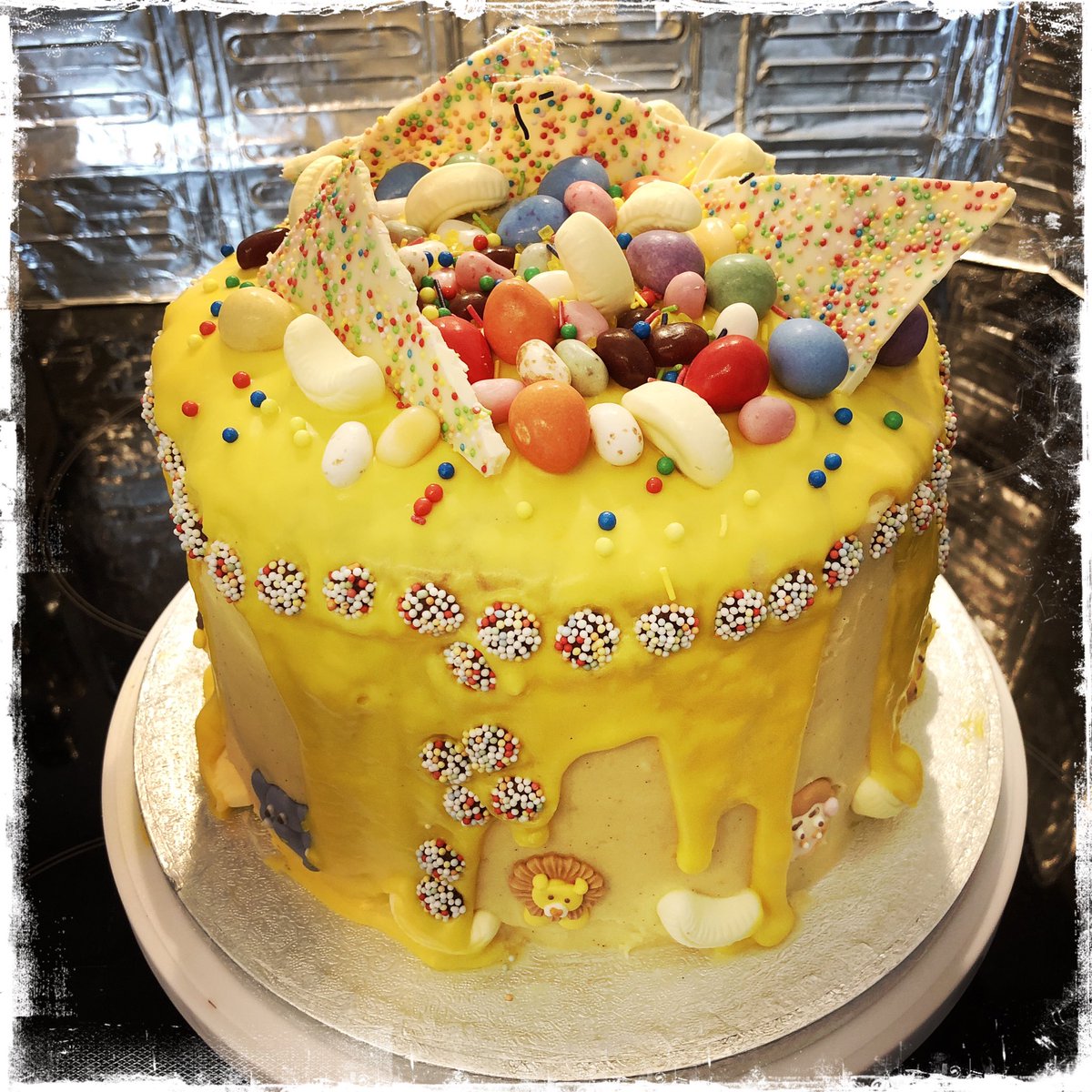 Baking success this weekend. Enjoyed making this bright yellow creation of banana and custard icing for my godson’s birthday. #sugarhigh