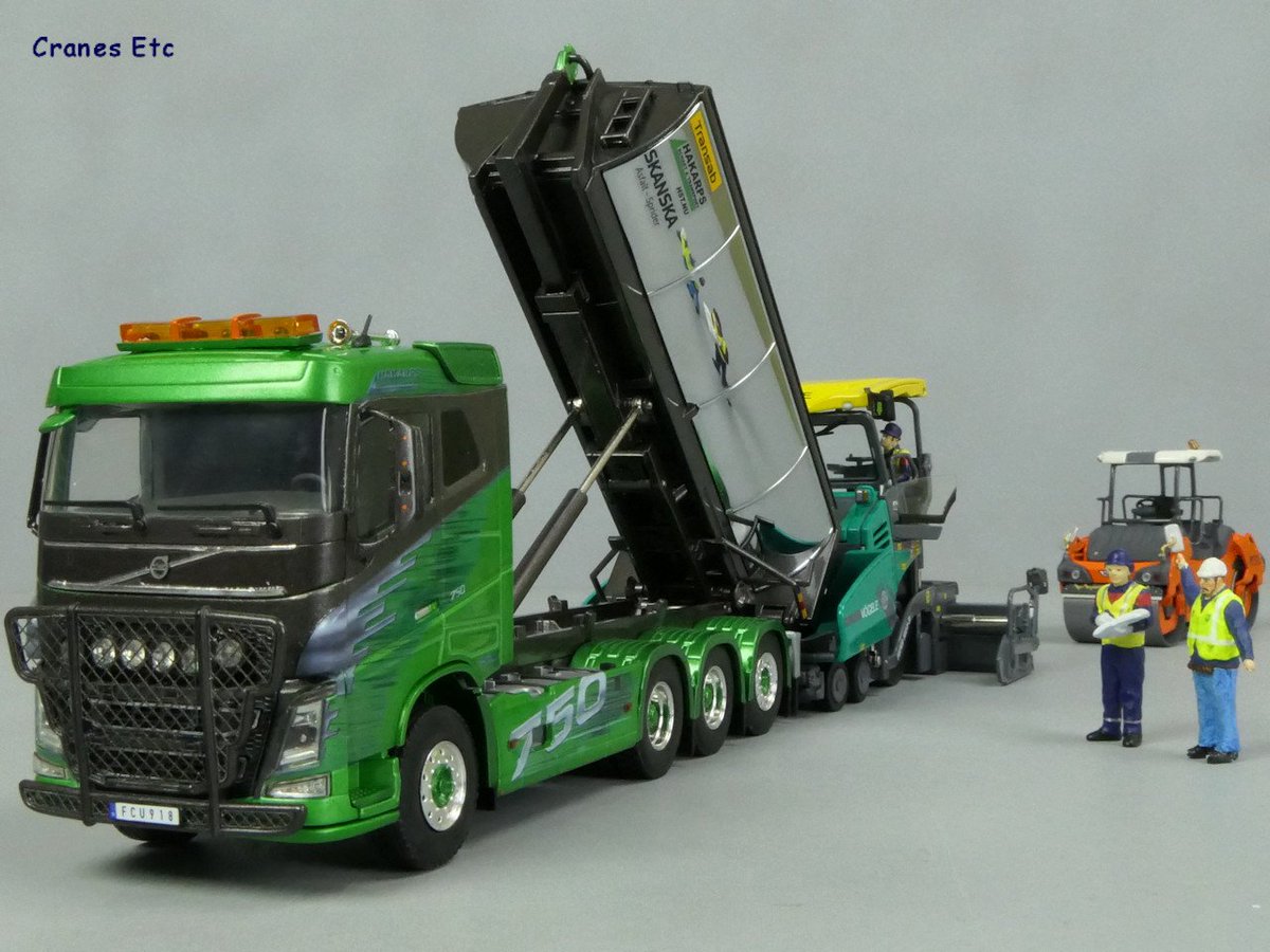 Cranes Etc Volvo Fh4 Hooklift Hakarps T Co Puvkd91egk Diecast Volvotrucks