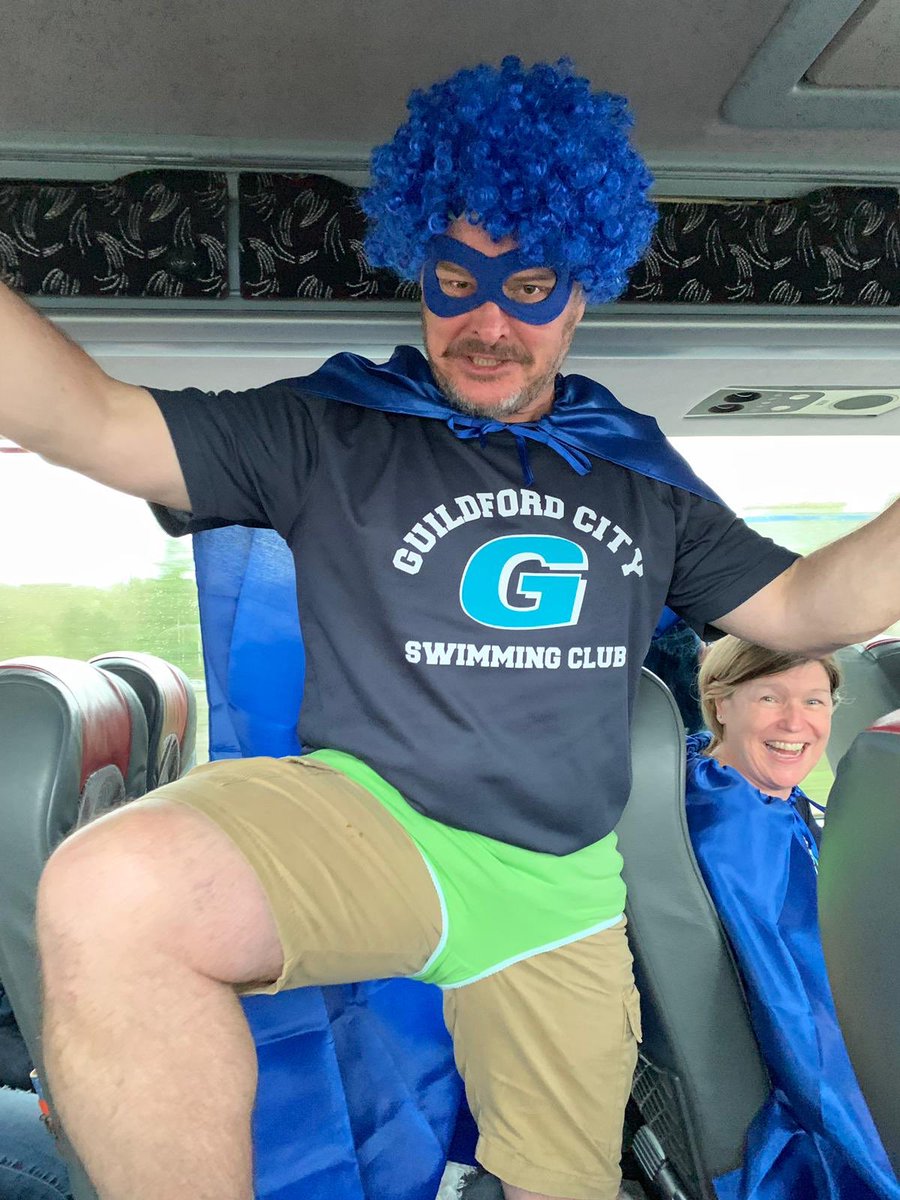 Guildford city SC superhero supporters on our way and ready for action. #manenoughtowearpants #notgirlspants