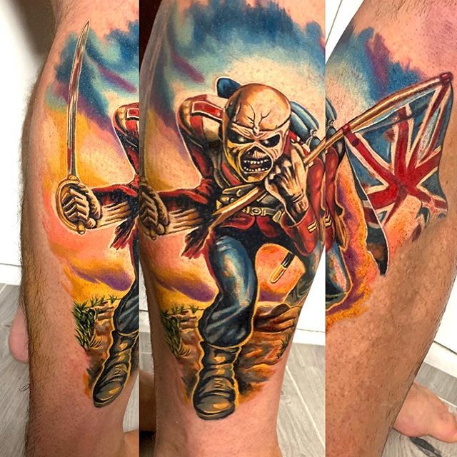 Iron Maiden Tattoo by Haley Adams TattooNOW