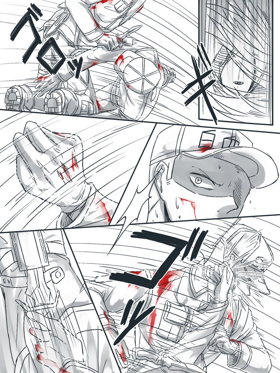 2001番 VS 1146番 交戦漫画【5/7】 