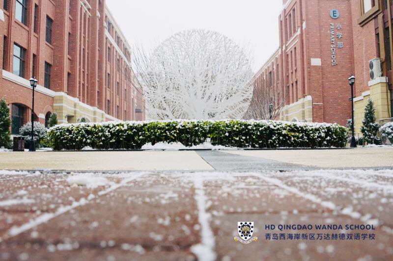 HdQingdao's tweet photo. Spring is rapidly approaching here in Qingdao, but our campus certainly looks beautiful in the snow! #outstandingfacilities #bilingualeducation #HDQD #hurtwoodhouse https://t.co/LUWB2UdzWC
