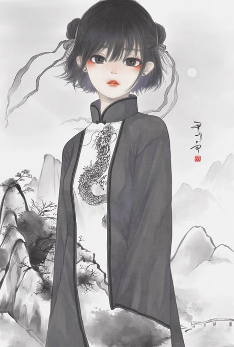 「黒髪 龍」のTwitter画像/イラスト(古い順)