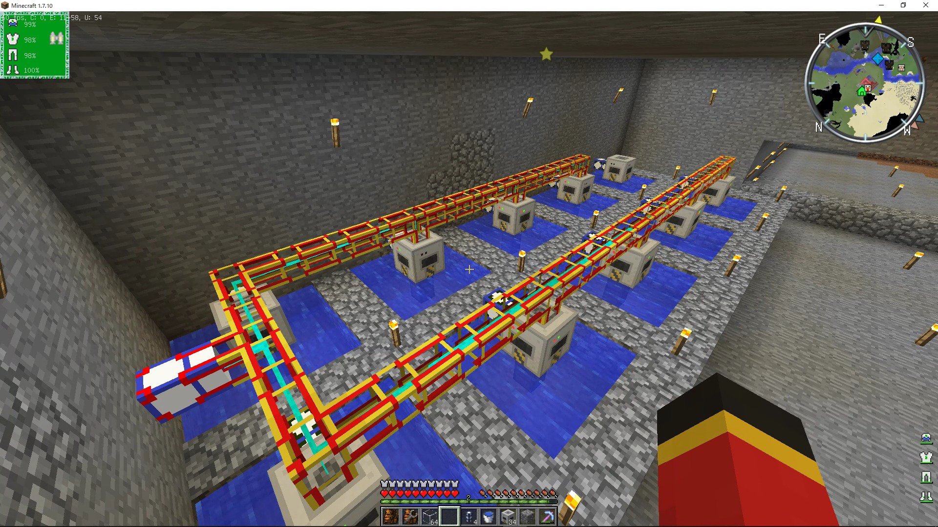 Alice マイクラ工業modクラフター テレポートパイプを乱用した送水設備 浄水場みたい Minecraft T Co Vbr0ja7pgc Twitter