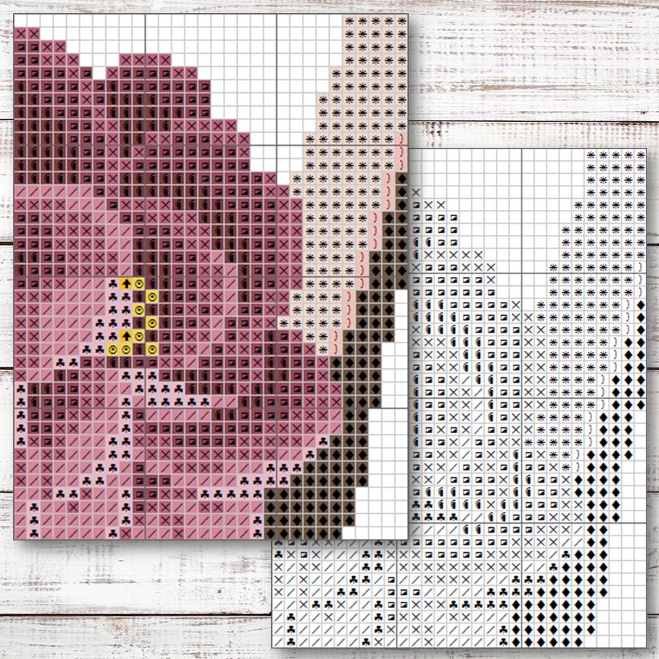 etsy.com/LovemeoksEmbro…
Flower modern cross stitch pattern, counted cross stitch chart. Instant download PDF #95 #puntodecruz #pointdecroix #crossstitchchart #crossstitchpattern #countedcrossstitch #botaniccrossstitch #naturecrossstitch #lettercrossstitch #initialcrossstitch