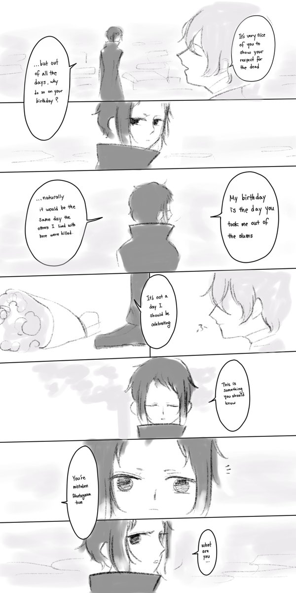 mama_naranai825's tweet photo. march 1st — happy birthday dazaku comic english ver

i love the idea dazai gave aku his birthday so here it is...! https://t.co/3qkGZ3CLub