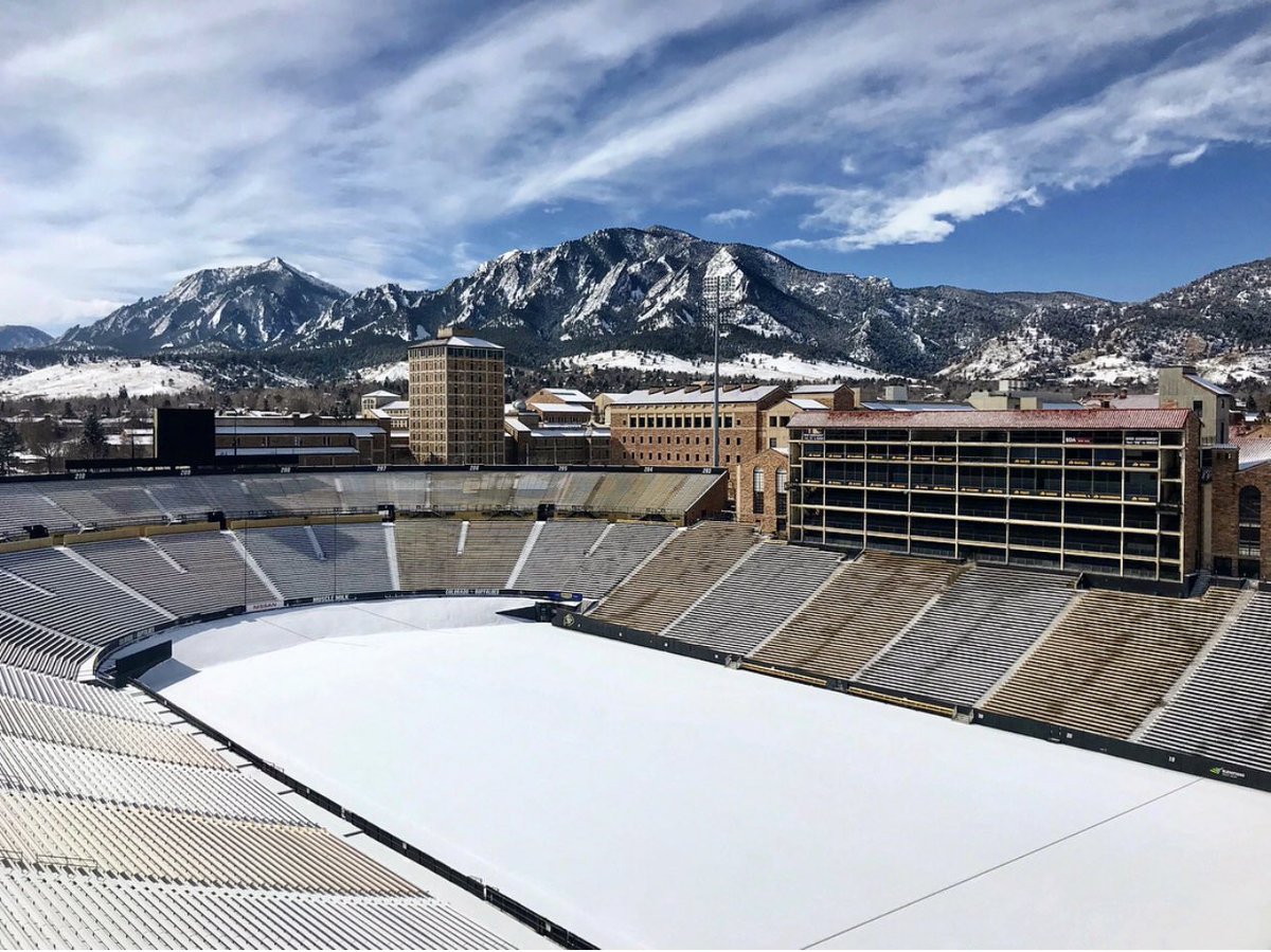 Excited to see all the talent at the <a href="/UDAnews/">UDA</a> combine today! Come say hi and learn about our team! Who wouldn’t want to dance on this field?! <a href="/Folsom_Field/">Folsom Field</a> <a href="/CUBoulder/">CU Boulder 🦬</a>