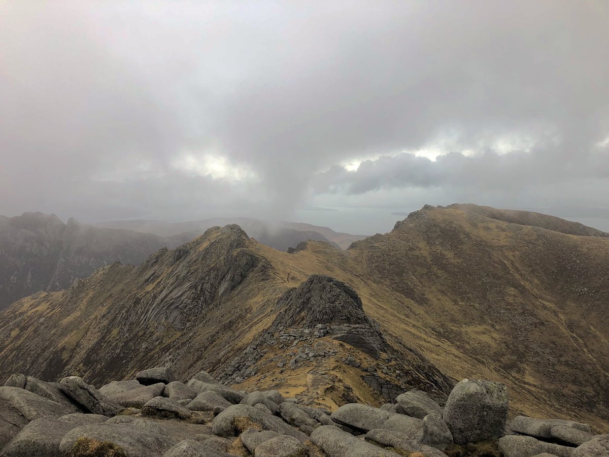 18 months ago I had a spinal stroke. Today I’m on top of the world. #goatfell #arran #phonepic #iphone