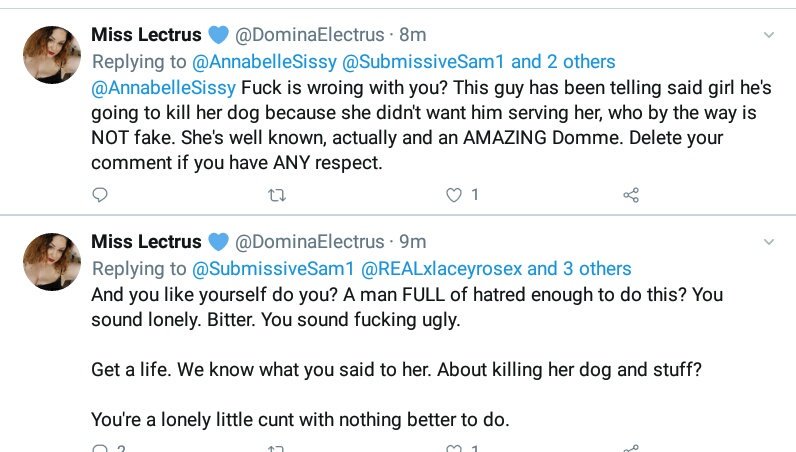 SubmissiveSam1's tweet photo. Seems a lot of domme lie nd fake on findom Twitter I didn't even talk to her 😒 https://t.co/I2mVrJXEUe