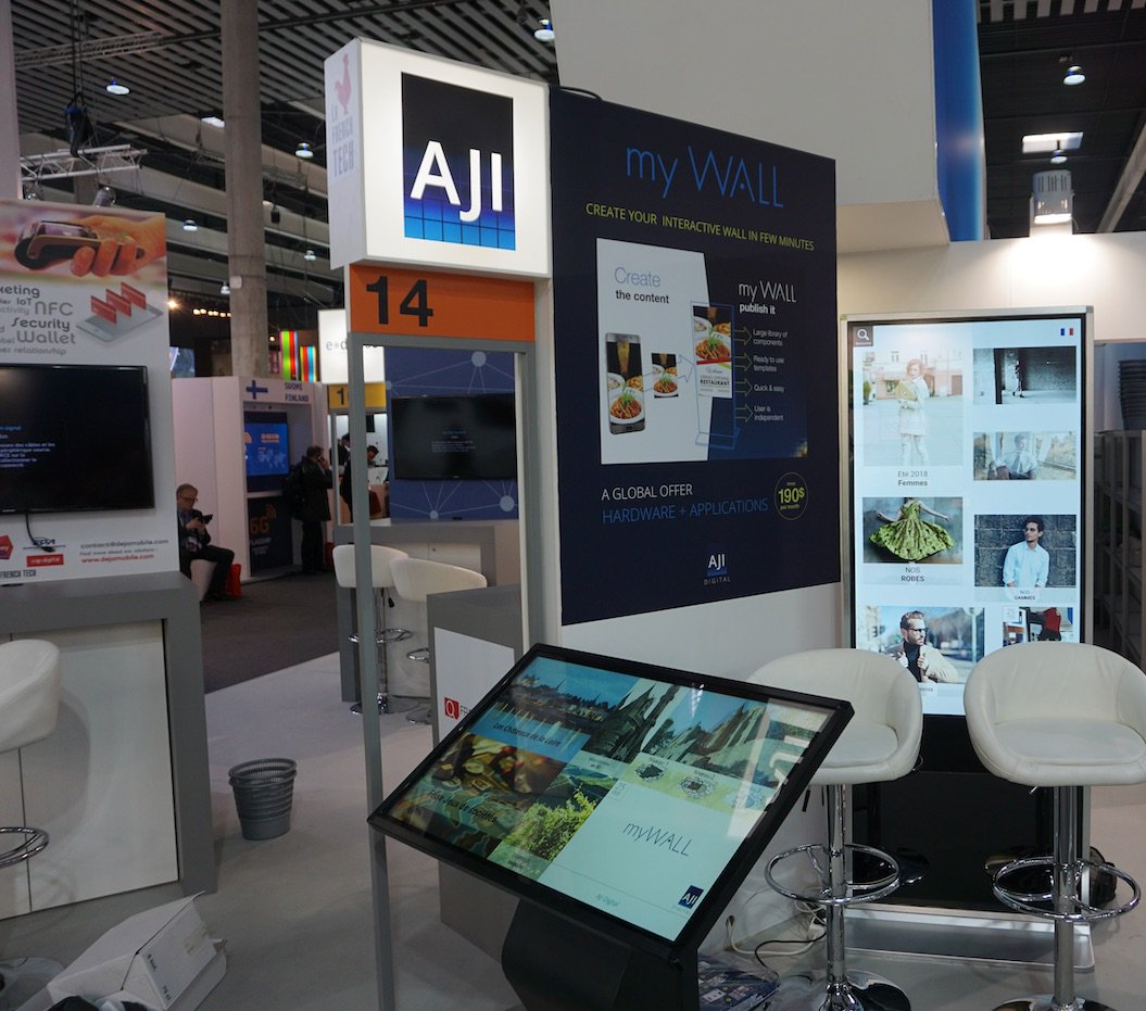 aji_digital's tweet photo. #MWC19 
A great week at Barcelona on our booth.
Great thanks at @businessfrance and @LaFrenchTech for all support there. https://t.co/aKTXuI8EyK