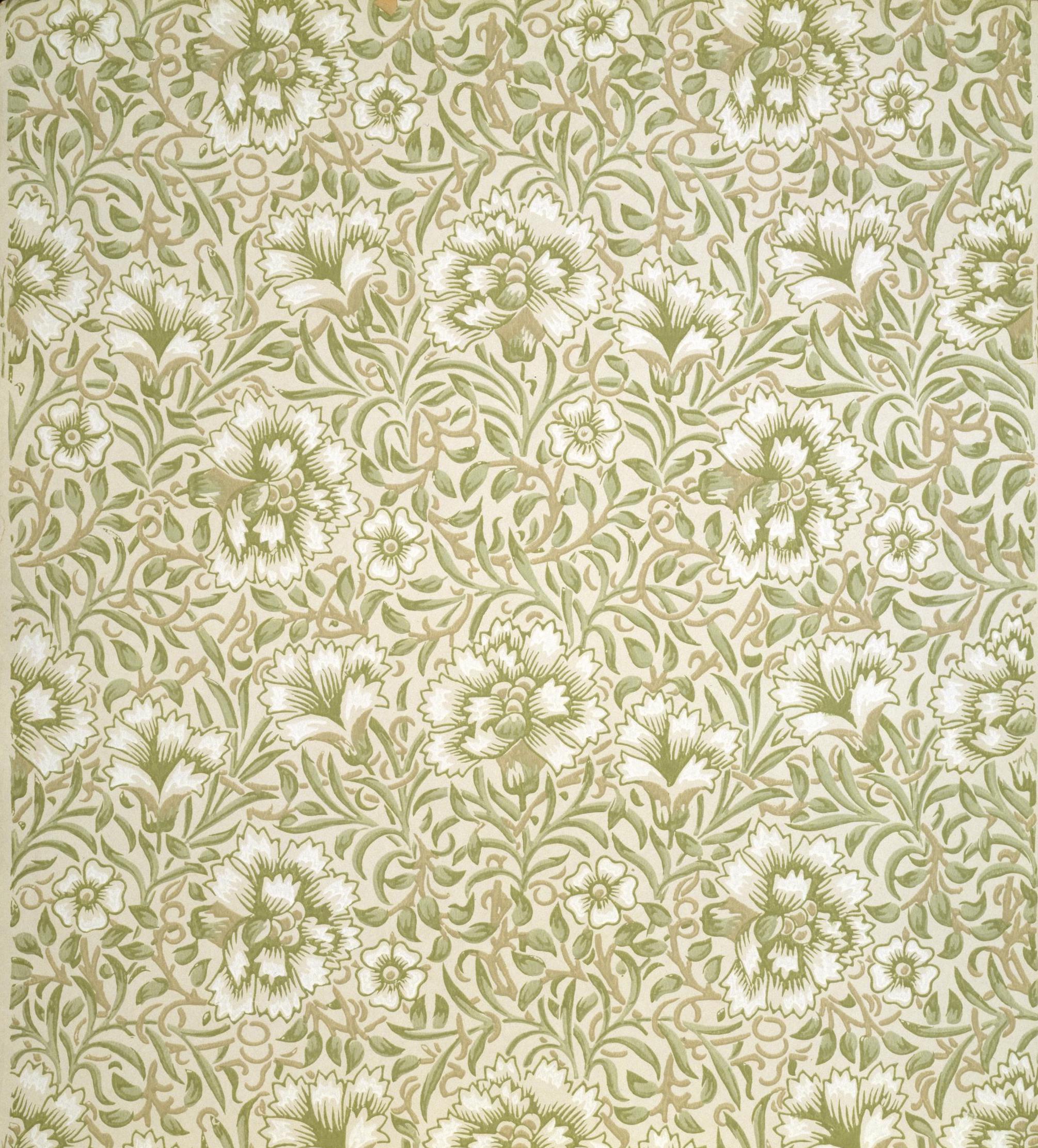 Every Morris on Twitter: "Pattern Kate "Carnation", wallpaper, 1880. Roller-printed at Jeffrey &amp; Co. Image: V&amp;A. https://t.co/2b19uBxeDz" Twitter