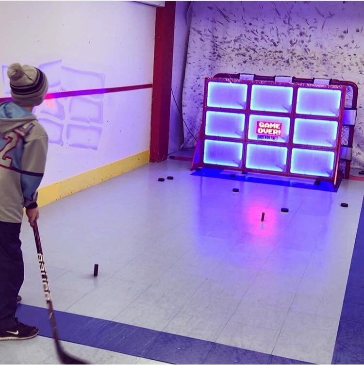 KnockoutNet's tweet photo. @TMJelitefitness, a really awesome training facility in Albert Lea, MN is holding NHL style skills competitions with their new KnockoutNet. Check them out! https://t.co/tsNM0sn9EV